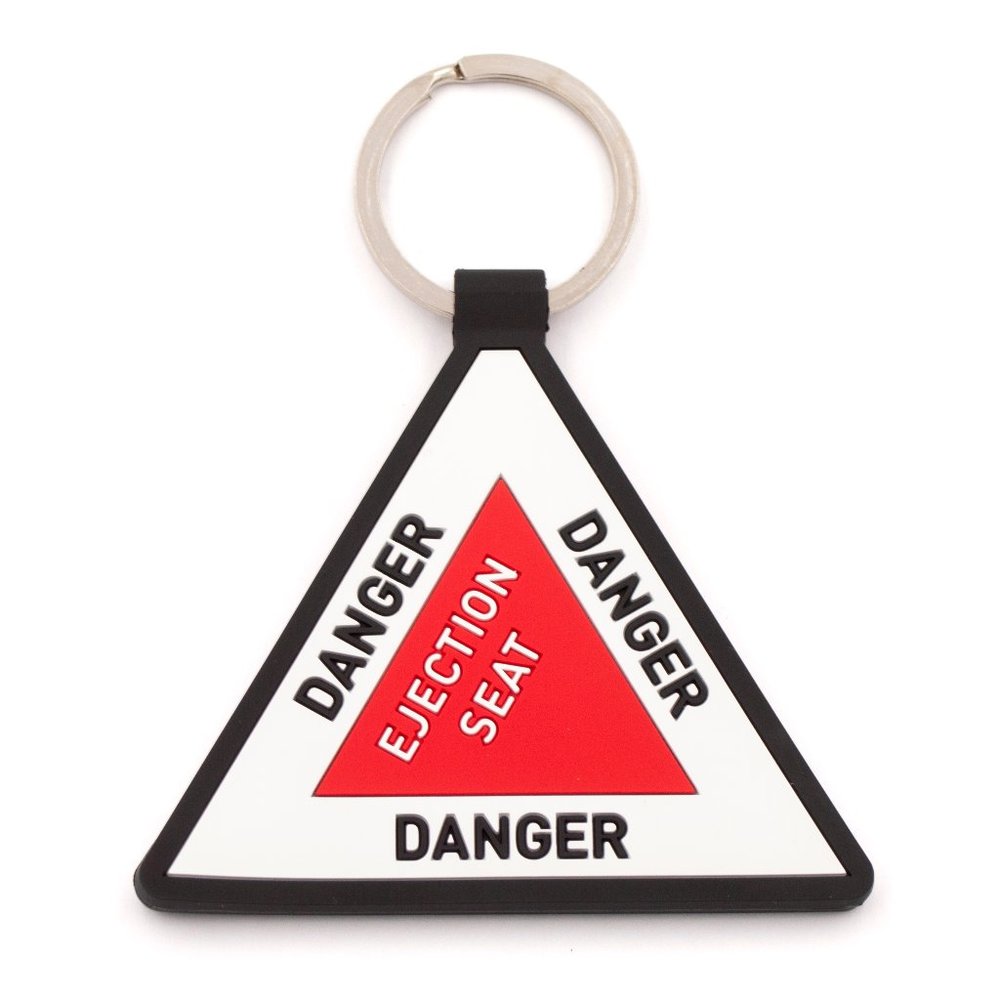 Bell & Ross Keyring - "DANGER, EJECTION SEAT"